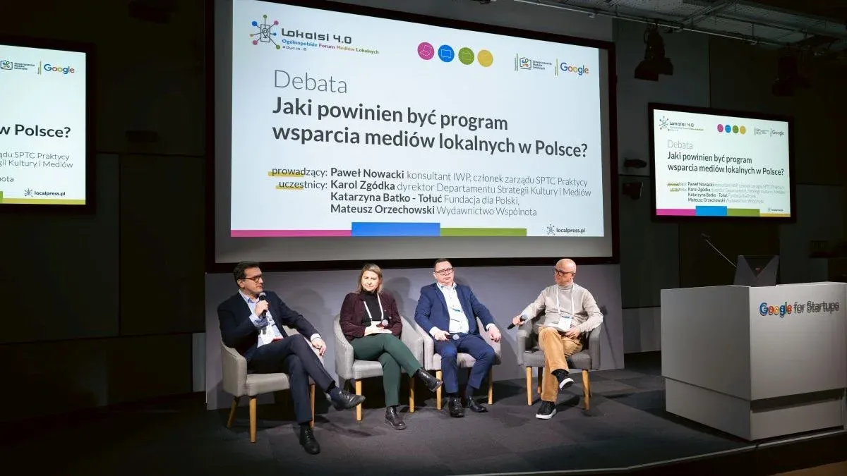 Debata o programie wsparcia mediów lokalnych w Polsce
