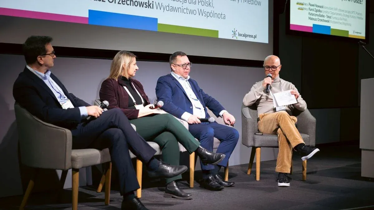 Panel dyskusyjny podczas Forum Mediów Lokalnych